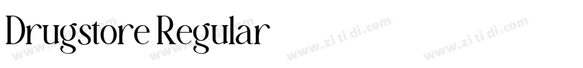 Drugstore Regular字体转换 Drugstore Regular字体转换